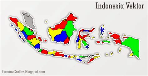 Peta Indonesia Vektor CDR File Gratis Download | Corel Draw Files