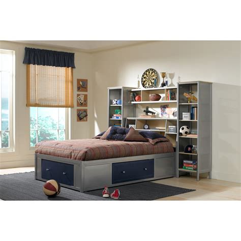 Twin Storage Bed With Bookcase Headboard - Ideas on Foter