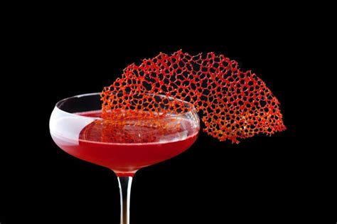 How To Make A Coral Tuile Garnish Moody Mixologist