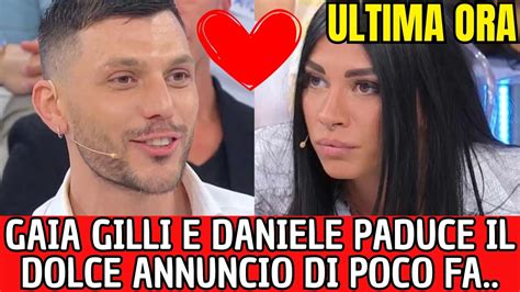 GAIA GILLI E DANIELE PAUDICE IL DOLCE ANNUNCIO DI POCO FA NOTIZIA