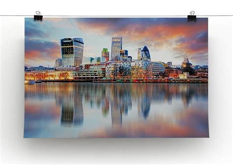 London Skyline Canvas Print Or Poster Canvas Art Rocks