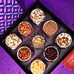 Buy Send Healthy Treat Gala Premium Diwali Hamper With Brass Diya