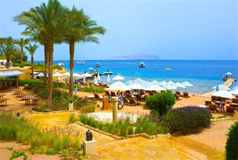 Sharm El Sheikh, Egypt - April 11, 2017: Buildings and Area Hotel Four ...