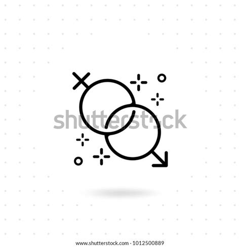 Gender Icon Male Female Symbols Sex Vector De Stock Libre De Regalías 1012500889 Shutterstock