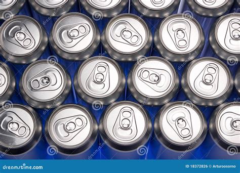 Aluminium cans stock photo. Image of engineer, manufacturing - 18372826