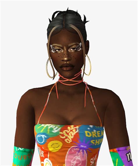 Aretha Sims Cc Sims 4 Clothing Dungaree Poses