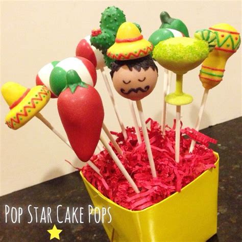 Cinco De Mayo Cake Pops Star Cake Pops Fiesta Cake Cake Pops