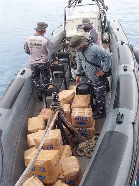 TNI AL Amankan Miras Dari Dua Kapal Penumpang Manado Talaud