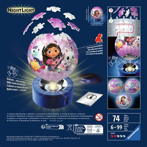 Ravensburger D Puzzle Gabby S Dollhouse Nachtlicht Puzzleball Teile