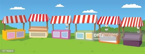 Stalls At Markets Stock Clipart Royalty Free FreeImages