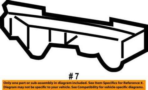 Toyota Reinforcement Front Bumper Bar Rh New