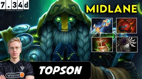 Topson Earth Spirit Midlane Dota 2 Patch 7 34d Pro Pub Gameplay YouTube