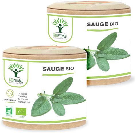 Sauge Bio Bioptimal Compl Ment Alimentaire M Nopause Bouff E De