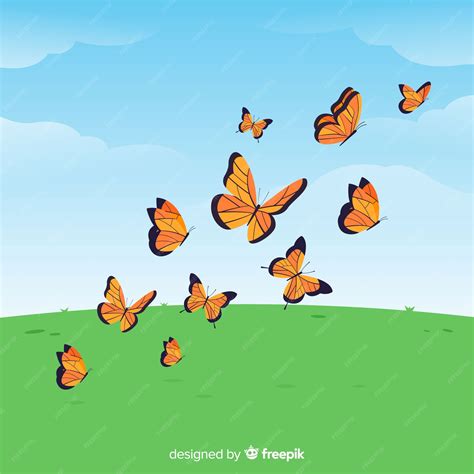 Flying Butterflies Animation