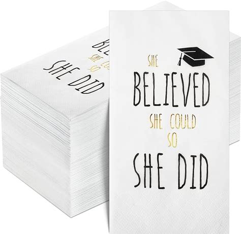 Amazon Graduation Party Supplies Pcs Graduation Napkins