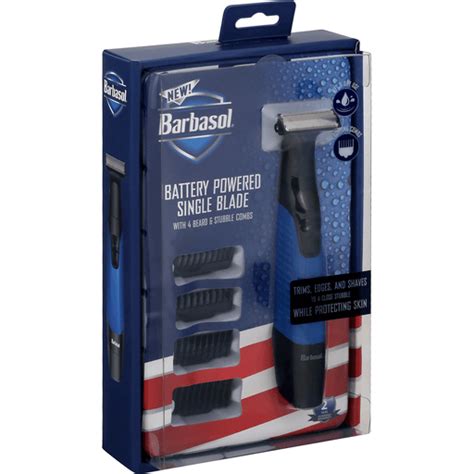 Barbasol Razor, Battery Powered, Single Blade | Buehler's