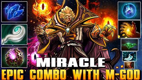 Miracle Invoker Epic Combo With M God Best Pro Mmr Dota Youtube