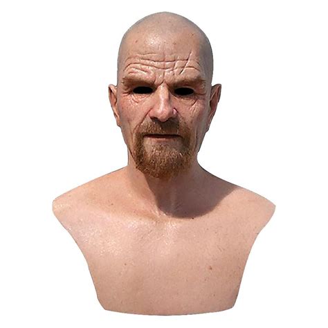 Breaking Bad Old Man Déguisement Masque Complet Halloween Cosplay