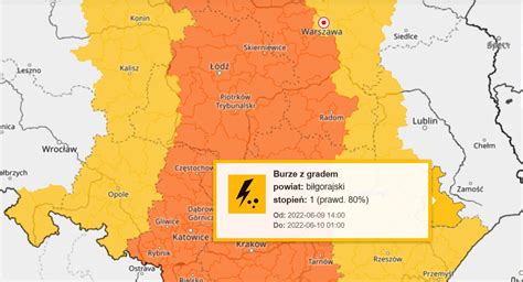 Strasz Nas Burzami Ostrze Enie Pogodowe Dla Powiatu Nowa Gazeta