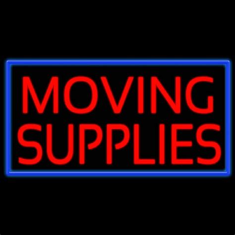 Custom Moving Supplies Oval Green Neon Sign USA – Custom Neon Signs ...