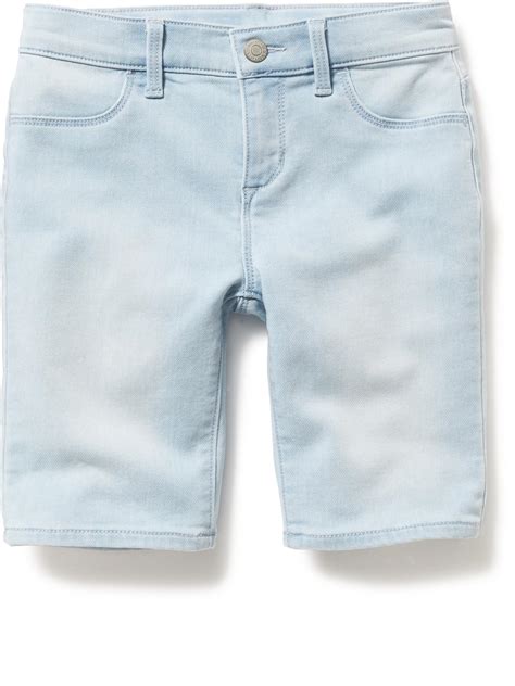 Soft Denim Bermudas For Girls Old Navy