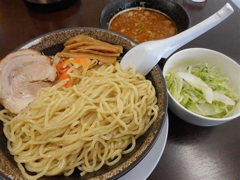 岡谷市 麵や てっちん 味噌つけ麺大盛り、ネギトッピング 紫四季歩 美versionⅤ