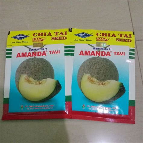 Jual Benih Melon Amanda Tavi Ori Exp Shopee