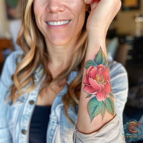 Blooming Beauty: Exploring the Allure of Camellia Flower Tattoos: 136 ...