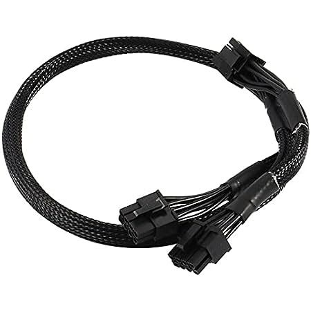 Geniune PSU 8 Pin Male To Dual PCIe 2X 8 Pin 6 2 Male Power Cable For