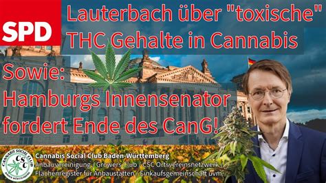 Lauterbach Zu Toxischen THC Konzentrationen Innensenator Grote Gegen