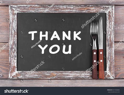 Thank you for the meal Images, Stock Photos & Vectors | Shutterstock