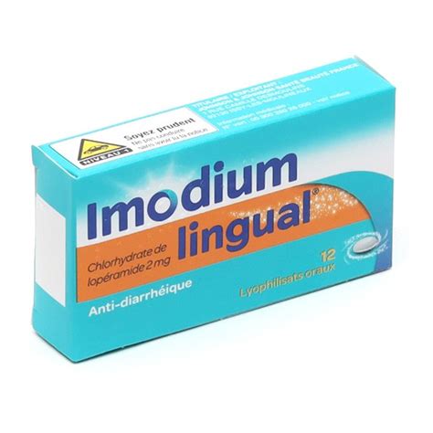 Imodium Lingual orodispersible Médicament Diarrhée sans ordonnance