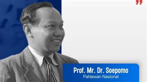 biografi soepomo pahlawan nasional  merancang undang undang dasar
