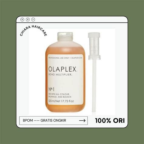 Jual Olaplex No 1 Bond Multiplier 525ml Shopee Indonesia