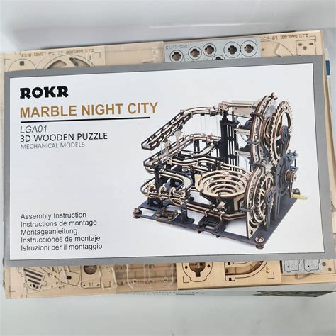 Rokr Marble Night City Marble Run D Wooden Puzzle Lga Sealed Unique