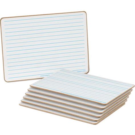 Two Sided Intermediate Lined Dry Erase Boards Set Of