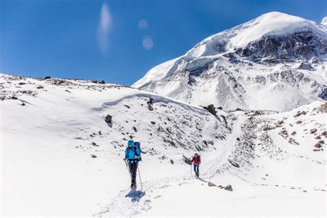 Thorong La Pass A Popular Annapurna Mountain High Pass