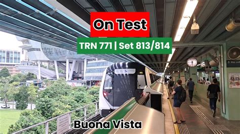 TRN 771 Alstom Movia R151 Set 813 814 On Test On East West Line YouTube