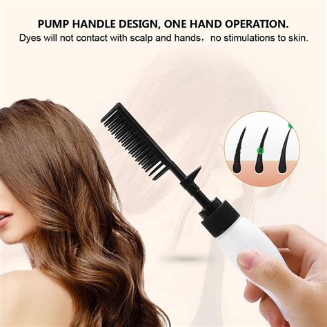 Otviap Salon Dyeing Comb Hair Coloring Comb Hair Dye Bottle Comb