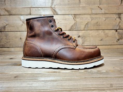 Red Wing Shoes 1907 Classic Moc Toe Copper Rough Tough Sale