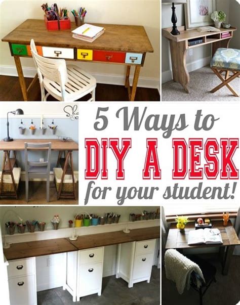 5 Ways To Build A Desk For Your Student