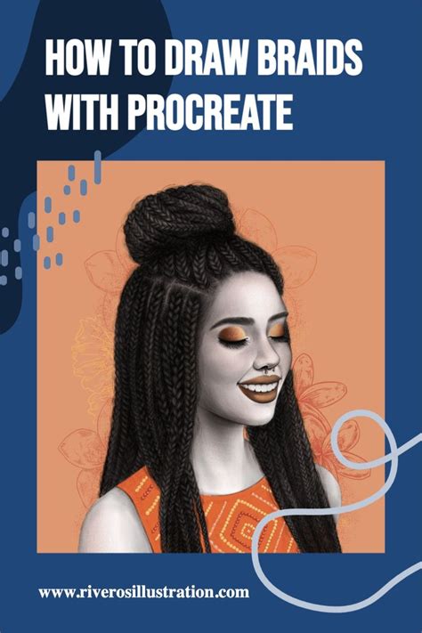 How To Draw Braids For Procreate Beginners How To Draw Braids Braids