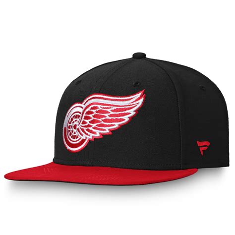 Men's Detroit Red Wings Fanatics Branded Black/Red Iconic Defender ...