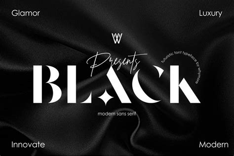 Black | Serif Fonts | Modern serif fonts