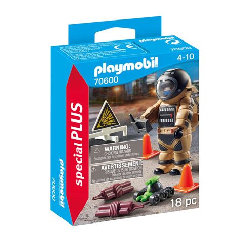 Livraison à domicile PLAYMOBIL Spécial Plus Démineur 70600