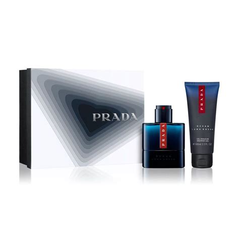 Парфумований набір чоловічий Prada Luna Rossa Ocean (туалетна вода, 50 ...