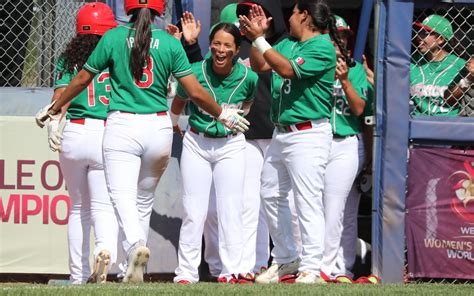 Mexico Claim First Ever Win At Women S Baseball World Cup Group A In