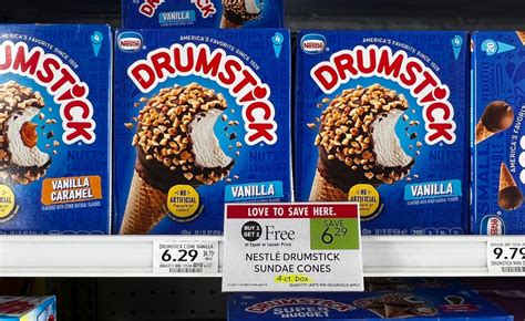 Pick Up Nestle Drumstick Cones Count Boxes For Just At Publix