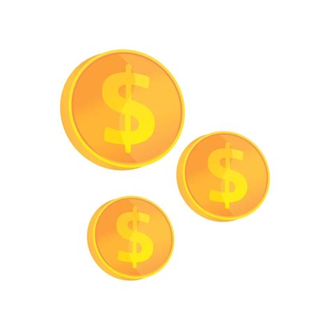 Moneda de oro dinero icono vector ilustración diseño Vector Premium