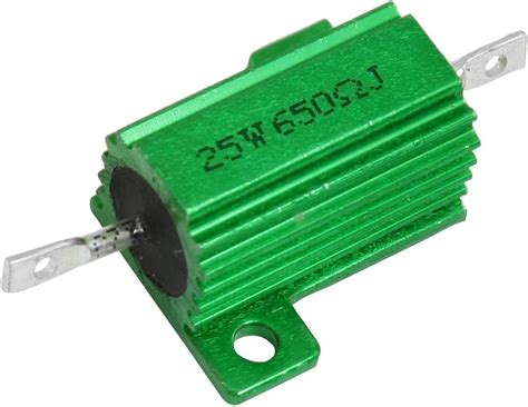 Amazon Aexit 25W Power Fixed Resistors 650 Ohm 5 Chassis Mount